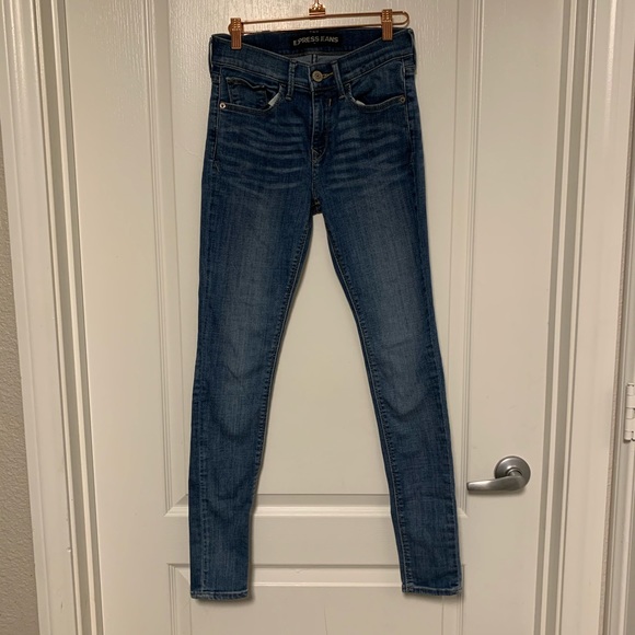 Express Skinny Legging Mid Rise Jeans Size 0
